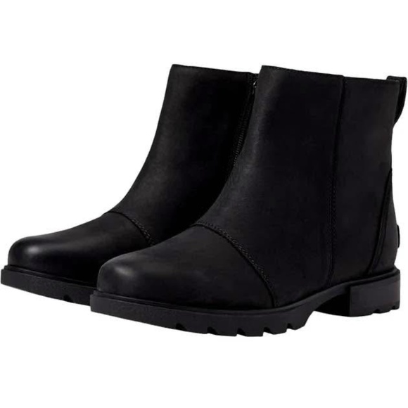 BRAND NEW women sorel emelie III zip waterproof leather boots size US 6.5 & 10 - Picture 2 of 6